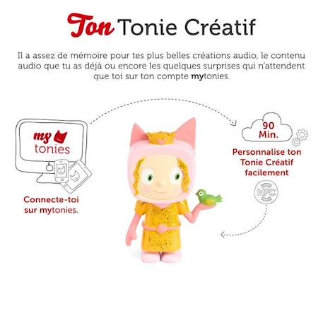 tonies® - Figurine Tonie Créatif - Princesse - Figurine Audio pour Toniebox MARRON 3 - vertbaudet enfant 