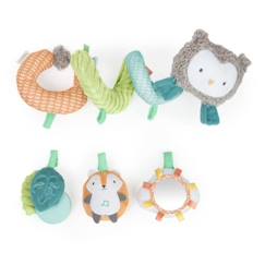 Jouet-INGENUITY Nally & Friends barre de jouets en spirale, jouets amovibles, anneau de dentition en silicone sans BPA, dès la naissance