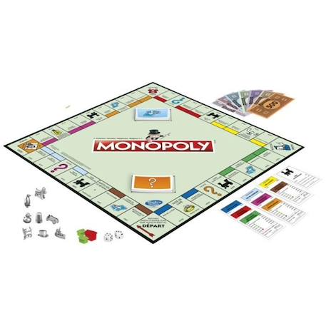 Monopoly Classique - Jeu pour la famille et les enfants - 2 à 6 joueurs - dès 8 ans VERT 2 - vertbaudet enfant 