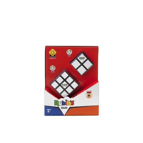 Coffret Rubik's Cube Duo 3x3 + 2x2 - RUBIK'S - Jeu casse-tête pour enfants et adultes ROUGE 2 - vertbaudet enfant 