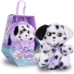 Jouet-Premier âge-Peluches-Peluche Baby Paws - mon bébé chien, Dalmatien - IMC Toys