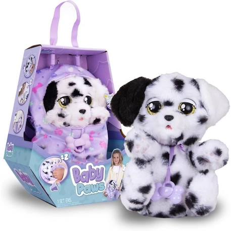 Peluche Baby Paws - mon bébé chien, Dalmatien - IMC Toys ROSE 1 - vertbaudet enfant 