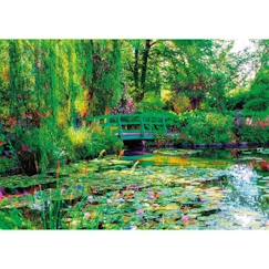 Jouet-Puzzle 1500 pièces - NATHAN - Les jardins de Claude Monet à Giverny - Architecture et monument - Vert - Mixte