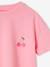 Tee-shirt fille motif poitrine manches courtes rose bonbon 4 - vertbaudet enfant 