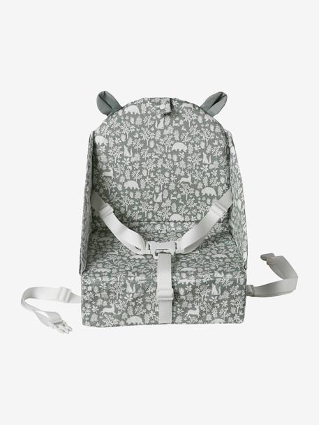 Rehausseur de chaise beige imprimé+Cherry+dans les bois+green forest+gris+Minisaurus+Mon coeur+Oies+rayé blanc 16 - vertbaudet enfant 