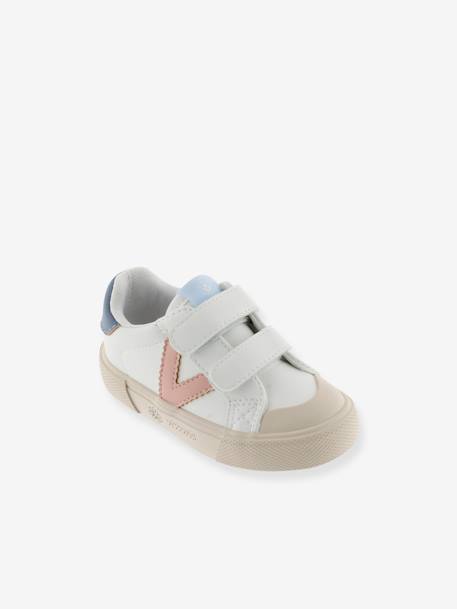 Baskets enfant Tribu Tiras Efecto Piel 1065179 VICTORIA® rose nude 1 - vertbaudet enfant 