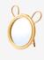 Miroir en rotin Ourson à poser beige 3 - vertbaudet enfant 