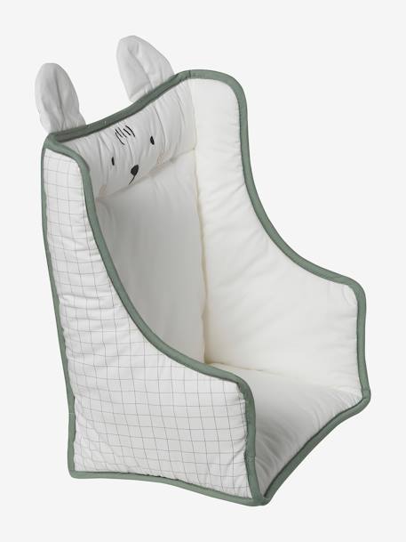 Coussin de chaise haute beige imprimé+écru+ivoire Panda+moutarde+Oies 4 - vertbaudet enfant 