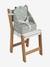 Rehausseur de chaise beige imprimé+Cherry+dans les bois+green forest+gris+Minisaurus+Mon coeur+Oies+rayé blanc 15 - vertbaudet enfant 