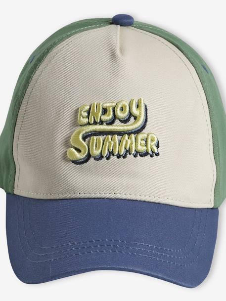 Casquette 'Enjoy Summer' garçon multicolore 5 - vertbaudet enfant 