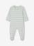 Lot de 3 pyjamas bébé mixtes en interlock BASICS bleu grisé 4 - vertbaudet enfant 