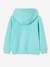 Sweat garçon zippé à capuche motif poitrine blanc chiné+ocre+rouge+turquoise 12 - vertbaudet enfant 