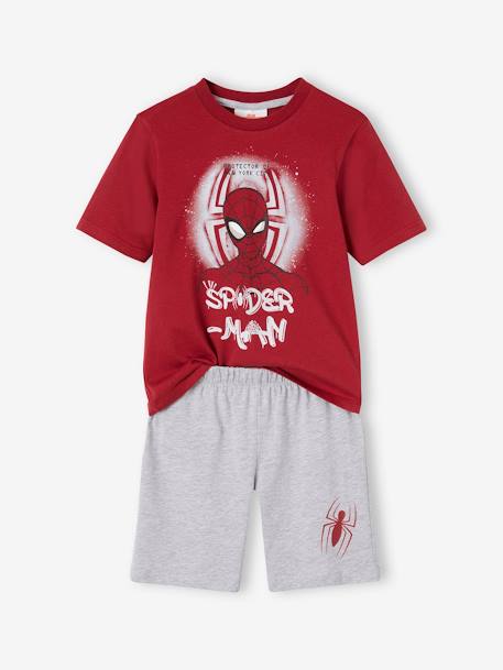 Pyjashort Spider-Man GA Rouge/gris chiné 1 - vertbaudet enfant 