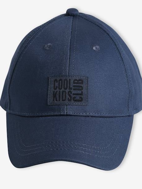 Casquette unie garçon brodée devant lichen+marine 6 - vertbaudet enfant 