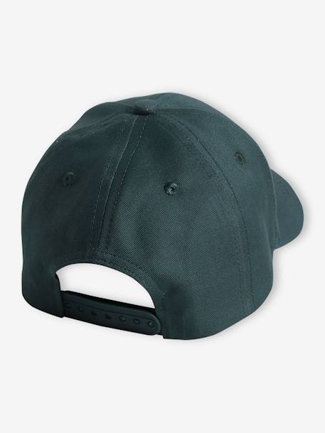 Casquette unie garçon brodée devant lichen+marine 2 - vertbaudet enfant 