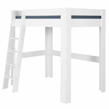 Pack lit mezzanine 2 places - AKITEN RETAIL - Ali Blanc - Bois massif - Matelas inclus BLANC 1 - vertbaudet enfant 