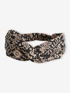 Headband fille fleuri effet croisé  - vertbaudet enfant