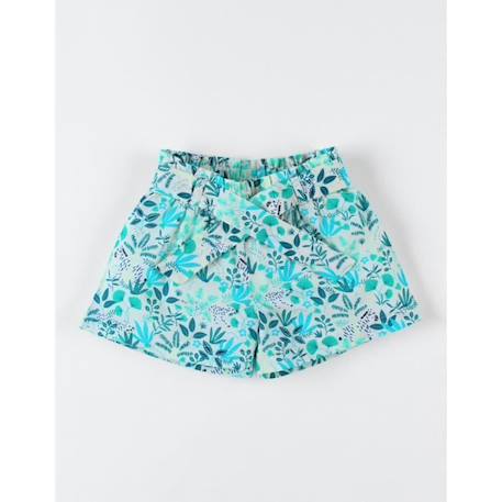 Short en crêpe de coton BLEU 4 - vertbaudet enfant 