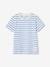 T-shirt garçon rayé manches courtes bleu azur+dark bleu indigo rayé+rayé jaune+rayé rouge+sauge rayé 1 - vertbaudet enfant 
