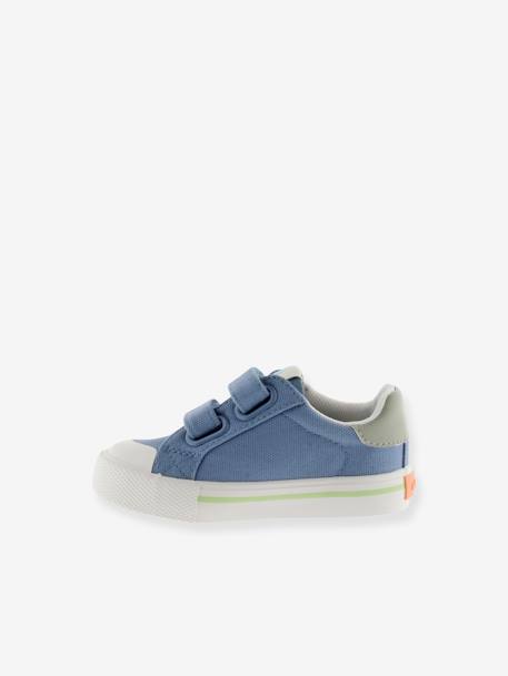 Baskets enfant Tribu Tiras Lona bleu+rosenholz 3 - vertbaudet enfant 