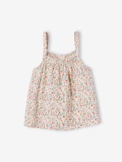 Blouse à bretelles en gaze de coton fille  - vertbaudet enfant