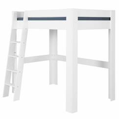 Chambre et rangement-Chambre-Lit mezzanine ALI enfant avec bureau Blanc 90x190 cm