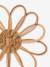 Lot de 5 fleurs murales en rotin beige 6 - vertbaudet enfant 