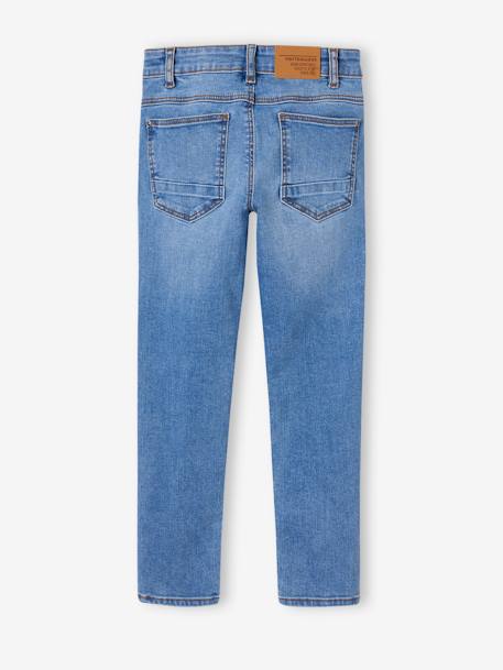 Jean garçon slim morphologique MEDIUM denim black+DENIM BRUT+denim gris+DENIM GRIS FONCE+double stone+STONE 28 - vertbaudet enfant 