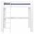 Pack lit mezzanine 2 places - AKITEN RETAIL - Ali Blanc - Bois massif - Matelas inclus BLANC 2 - vertbaudet enfant 