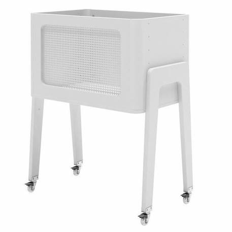 Berceau modulable - AKITEN RETAIL - Andréa - Co Dodo - Bureau enfant - Laqué blanc BLANC 1 - vertbaudet enfant 