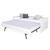 Pack Lit gigogne Izao avec matelas  Blanc 90x190 cm BLANC 4 - vertbaudet enfant 