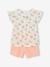 Ensemble de cérémonie fille blouse volantée et short en gaze rose imprimé 4 - vertbaudet enfant 