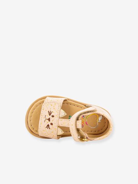 Sandales bébé Tity Miaou rose nude 4 - vertbaudet enfant 