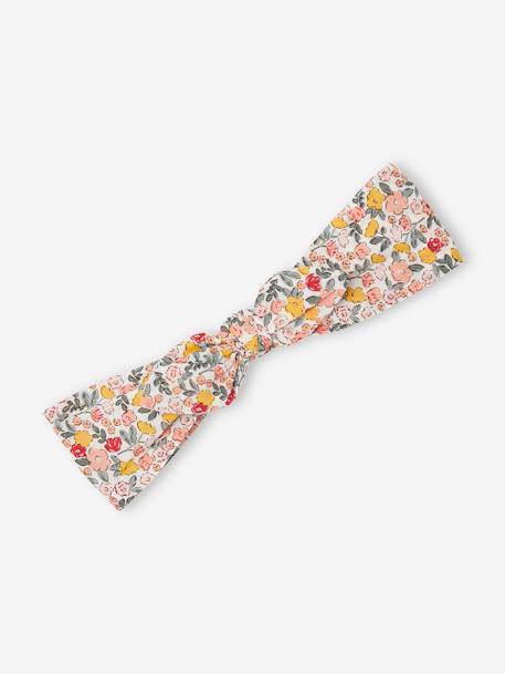 Ensemble bébé fille combinaison + bandeau imprimés rose imprimé+rose pâle+rose poudré+vert céladon imprimé 5 - vertbaudet enfant 