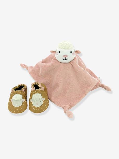 Coffret de naissance chaussons + doudou ROBEEZ© camel 3 - vertbaudet enfant 