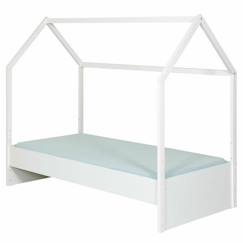Chambre et rangement-Lit cabane Pika   Blanc 90x190 cm
