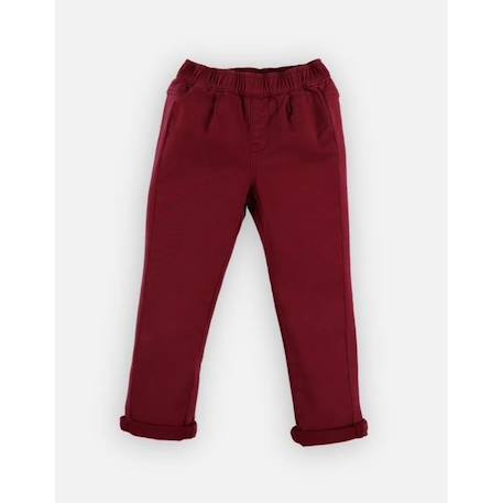 Pantalon 'style & confort' ROUGE 1 - vertbaudet enfant 