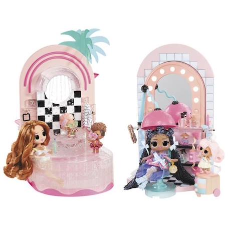 Coffret Salon & Spa L.O.L. Surprise - Baignoire, Bar à jus, Coiffure, Manucure/Pédicure - Mixte - 4 ans et plus ROSE 1 - vertbaudet enfant 