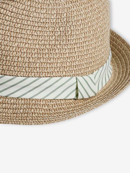 Chapeau esprit panama aspect paille garçon bois 2 - vertbaudet enfant 