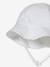 Chapeau en broderie anglaise bébé fille écru+vert sauge+vieux rose 2 - vertbaudet enfant 