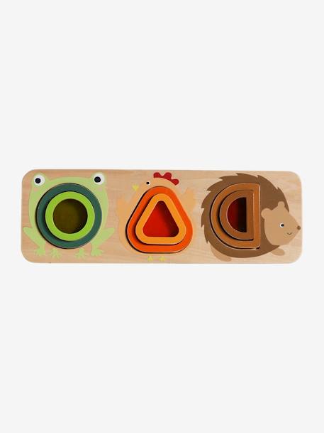 Planche optique avec formes d'animaux en bois FSC® bois 1 - vertbaudet enfant 