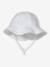 Chapeau en broderie anglaise bébé fille écru+vert sauge+vieux rose 1 - vertbaudet enfant 