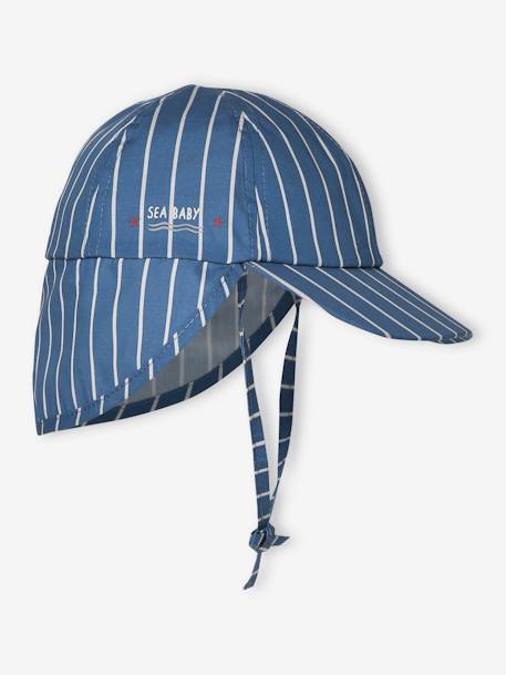 Casquette anti-UV bébé garçon bleu 3 - vertbaudet enfant 