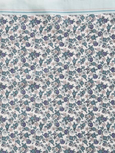 Foulard imprimé fleurs fille vert 4 - vertbaudet enfant 