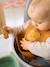 Lot 2 bavoirs en silicone marron 2 - vertbaudet enfant 