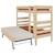 Pack lit superposé haut avec sommier gigogne et matelas Nubie   Bois naturel 90x200 cm MARRON 4 - vertbaudet enfant 