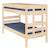 Pack lit superposé bas avec 2 matelas Aniba   Bois naturel 90x190 cm BLANC 1 - vertbaudet enfant 