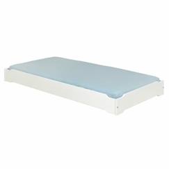 Chambre et rangement-Chambre-Pack lit empilable avec matelas Jelly   Blanc 90x190 cm