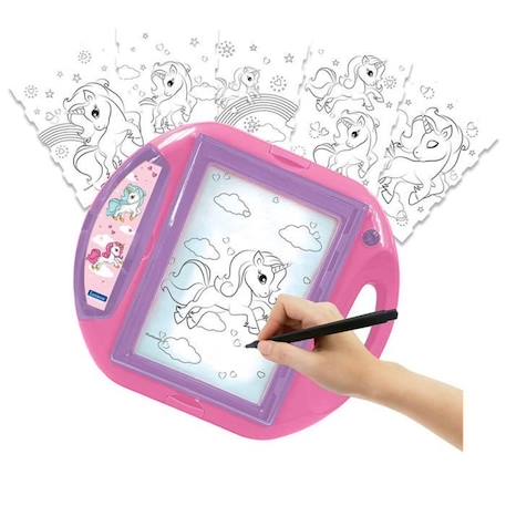 Projecteur à dessins Licorne - LEXIBOOK - Modèles et Tampons - Rose - Pour Enfant de 4 ans et plus ROSE 2 - vertbaudet enfant 