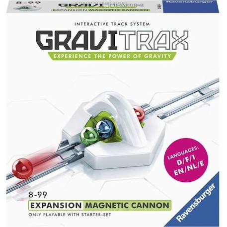 GraviTrax Bloc d'action Canon magnétique - Ravensburger - Circuit de billes créatif STEM BLANC 1 - vertbaudet enfant 